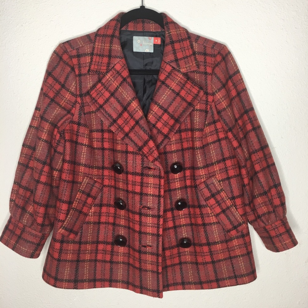 Hinge Cropped Wool Jacket